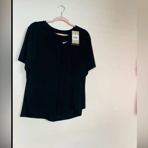 NWT women Nike dri fit black top